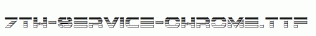 fonts 7th-Service-Chrome.ttf