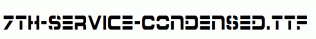 fonts 7th-Service-Condensed.ttf