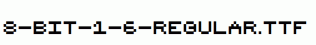 fonts 8-bit-1-6-Regular.ttf