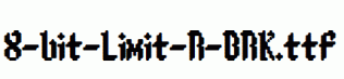 fonts 8-bit-Limit-R-BRK.ttf