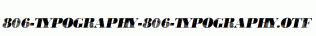fonts 806-Typography-806-Typography.otf
