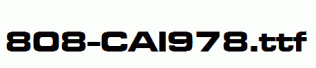 fonts 808-CAI978.ttf