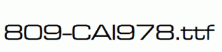 fonts 809-CAI978.ttf