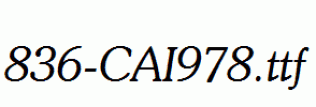 fonts 836-CAI978.ttf