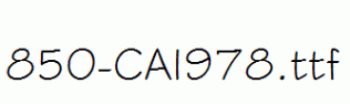 fonts 850-CAI978.ttf