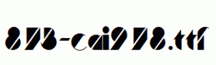 fonts 873-CAI978.ttf