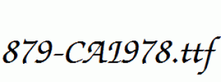 fonts 879-CAI978.ttf