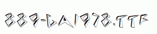 fonts 889-CAI978.ttf