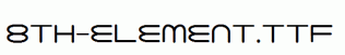 fonts 8th-Element.ttf