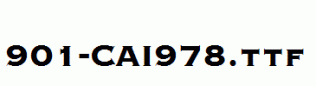 fonts 901-CAI978.ttf