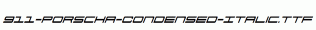 fonts 911-Porscha-Condensed-Italic.ttf