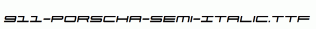 fonts 911-Porscha-Semi-Italic.ttf