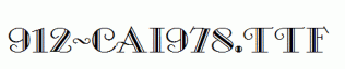 fonts 912-CAI978.ttf