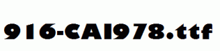 fonts 916-CAI978.ttf