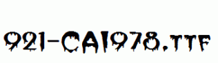 fonts 921-CAI978.ttf