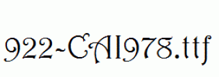 fonts 922-CAI978.ttf