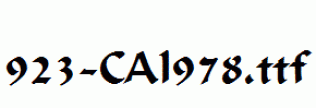 fonts 923-CAI978.ttf