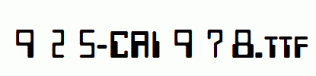 fonts 925-CAI978.ttf