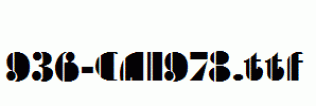 fonts 936-CAI978.ttf