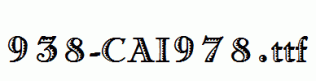 fonts 938-CAI978.ttf