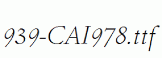 fonts 939-CAI978.ttf