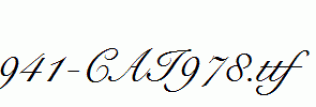 fonts 941-CAI978.ttf