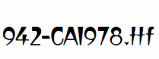 fonts 942-CAI978.ttf