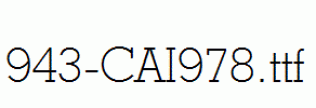 fonts 943-CAI978.ttf