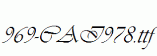fonts 969-CAI978.ttf