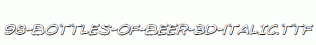 fonts 98-Bottles-of-Beer-3D-Italic.ttf
