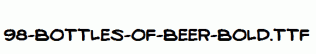 fonts 98-Bottles-of-Beer-Bold.ttf