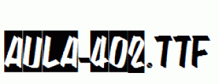 fonts AULA-402.ttf