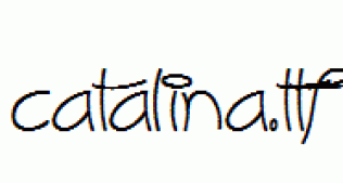 fonts Catalina.ttf