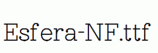 fonts Esfera-NF.ttf