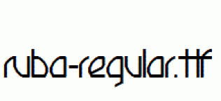fonts Ruba-Regular.ttf