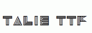 fonts Talie.ttf