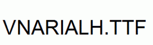 fonts VnArialH.ttf