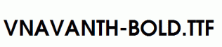 fonts VnAvantH-Bold.ttf