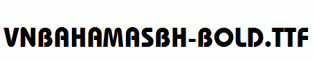 fonts VnBahamasBH-Bold.ttf