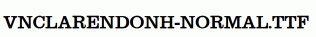 fonts VnClarendonH-Normal.ttf