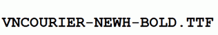 fonts VnCourier-NewH-Bold.ttf