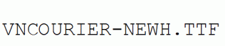 fonts VnCourier-NewH.ttf