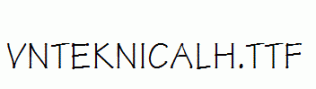 fonts VnTeknicalH.ttf