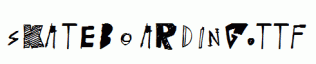 fonts skateboarding.ttf