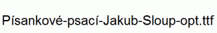 Písankové-psací-Jakub-Sloup-opt.ttf