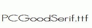PCGoodSerif.ttf