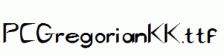PCGregorianKK.ttf