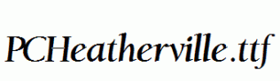 PCHeatherville.ttf