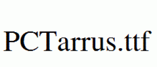 PCTarrus.ttf