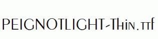 PEIGNOTLIGHT-Thin.ttf